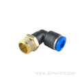 PL right angle elbow pneumatic hose connector fitting